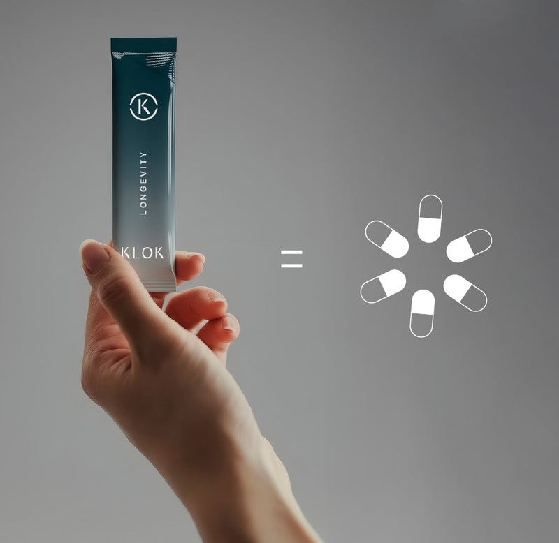 KLOK stick equivale a 6 cápsulas