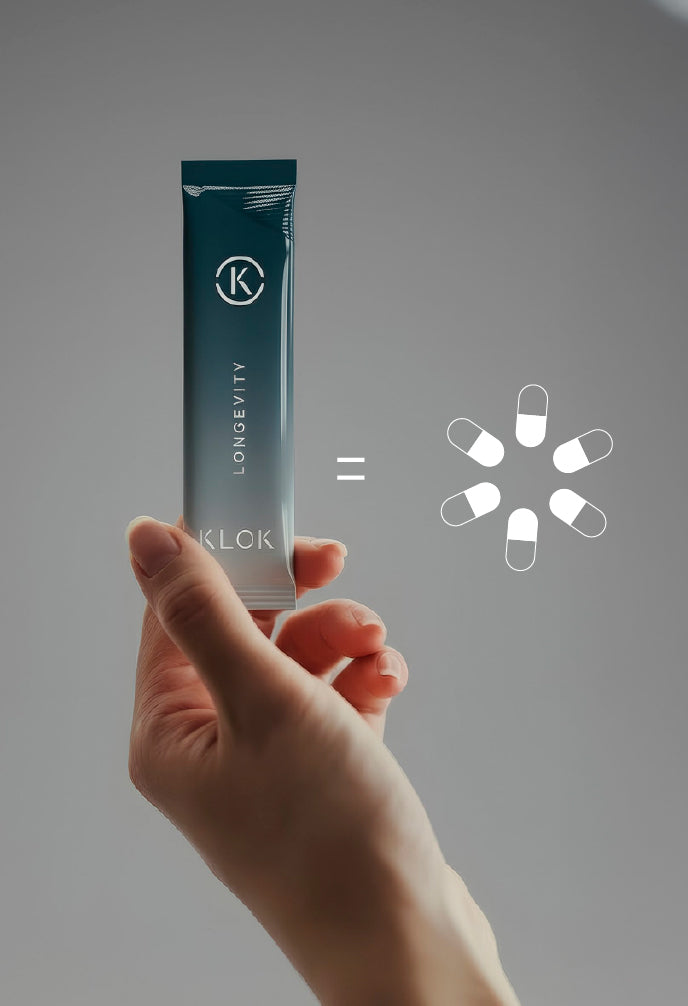 KLOK stick equivale a 6 cápsulas